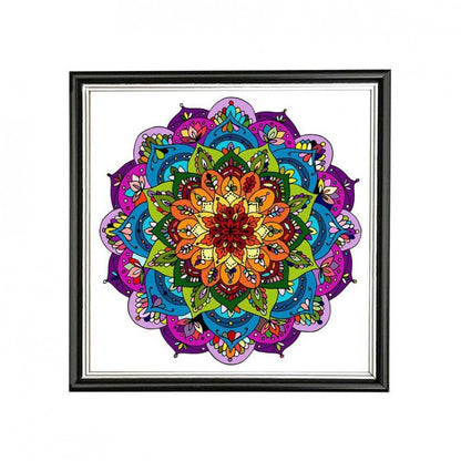 Mandala de alegria, otimismo e energia positiva