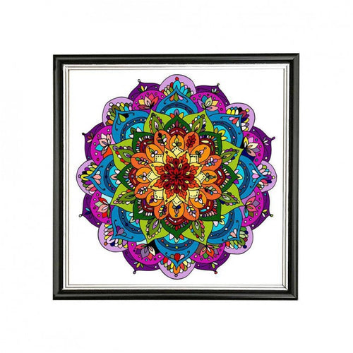 Mandala de alegria, otimismo e energia positiva