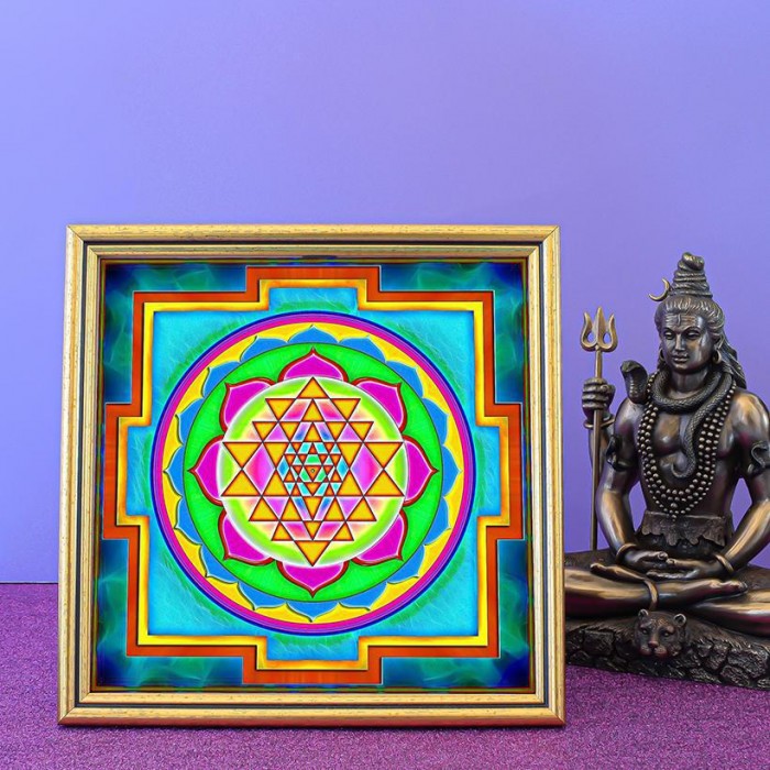 Yantra für Glück, Reichtum und Zufriedenheit